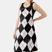 Zwart-wit Schort van Argyle Allover (Insitu)