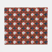 Zwart Wit Schots Terrier Scottie Hondendeken Fleece Deken (Voorkant (Horizontaal))