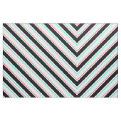 Zwart-wit schuine regimentsstrepen stof (Fat Quarter)