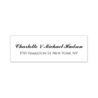 Zwart Wit Script Creatief Trendy Elegante Familie