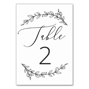 Zwart-wit script landelijke bloemige bruiloft kaart