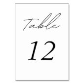 Zwart-wit scriptfoto kaart (Voorkant)