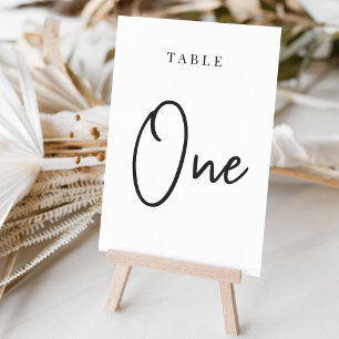 Zwart-wit Scripting Table ONE Kaart