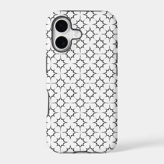 Zwart-wit Seamless Star iPhone / iPad hoesje