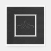 Zwart-wit Servet (Voorkant)