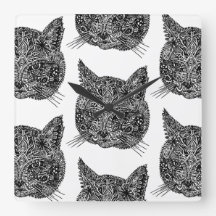 Zwart-wit sierkattenportret