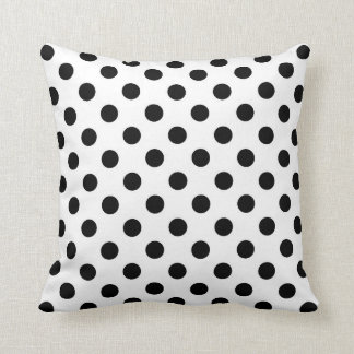 Zwart-wit Sierkussen, Polka Dots Kussen