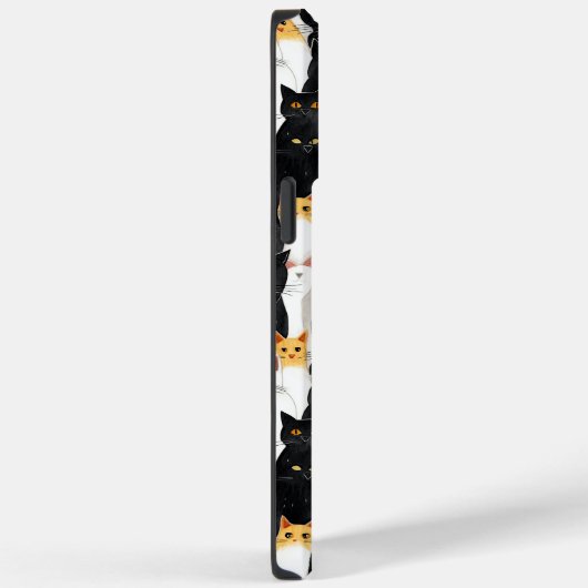 Zwart Wit Sinaasappel Katten Case-Mate iPhone Case (Achterkant / Rechts)