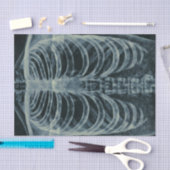 zwart-wit skelet-beeldscherm tissuepapier (Craft)