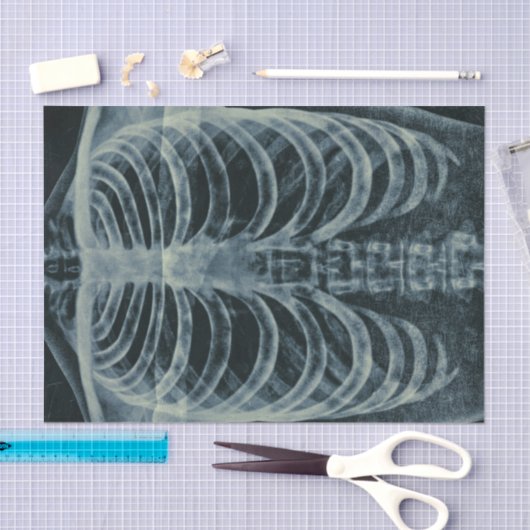  zwart-wit skelet-beeldscherm tissuepapier (Craft)