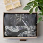 Zwart Wit Skelet Weefsel Papier voor Decoupage (Geschenk)