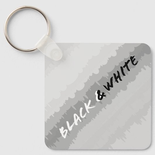 Zwart &Wit Sleutelhanger (Voorkant)