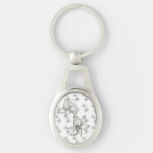 Zwart-wit Sleutelhanger (Voorkant)