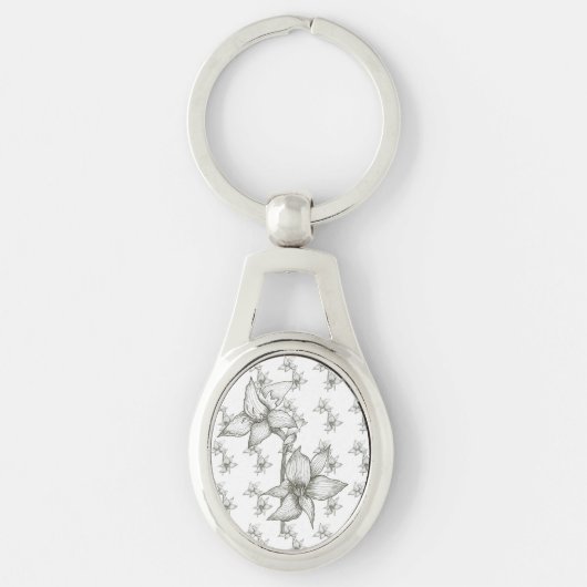 Zwart-wit Sleutelhanger (Voorkant)