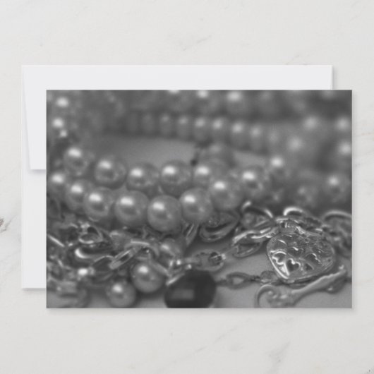 zwart-wit slot en belangrijk elegant huwelijk kaart (Achterkant)