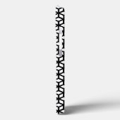 Zwart-wit snijpatroon Case-Mate iPhone case (Achterkant / Links)
