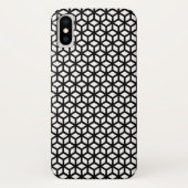 Zwart-wit snijpatroon Case-Mate iPhone case (Achterkant)