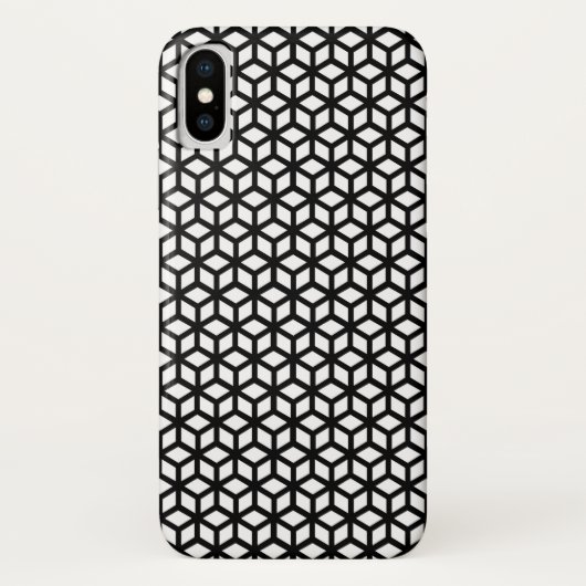 Zwart-wit snijpatroon Case-Mate iPhone case (Achterkant)