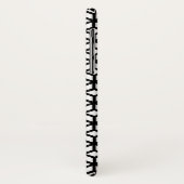 Zwart-wit snijpatroon Case-Mate iPhone case (Achterkant/links)