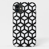Zwart-wit snijpatroon Case-Mate iPhone case (Achterkant)