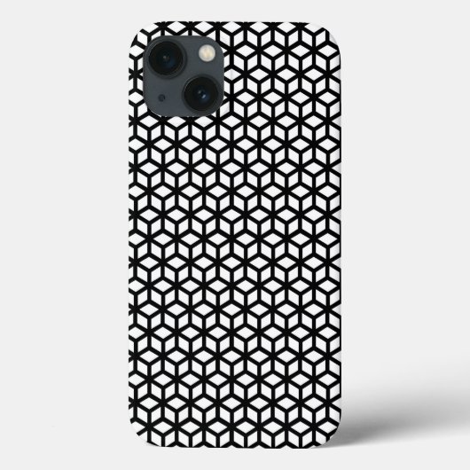Zwart-wit snijpatroon Case-Mate iPhone case (Achterkant)
