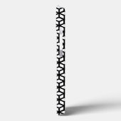 Zwart-wit snijpatroon Case-Mate iPhone case (Achterkant / Links)
