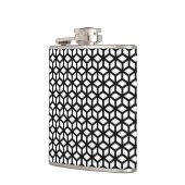 Zwart-wit snijpatroon heupfles (Links)