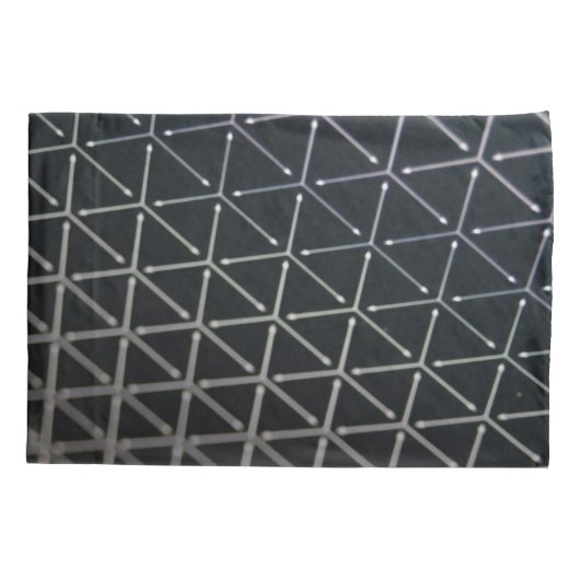 Zwart-wit snijpatroon kussensloop (Achterkant)