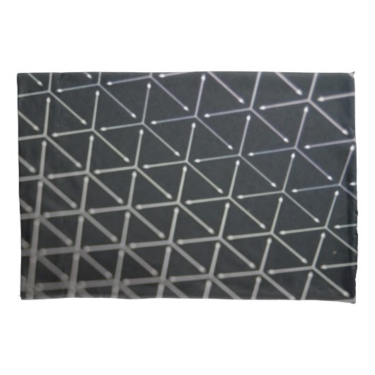 Zwart-wit snijpatroon kussensloop (Voorkant)