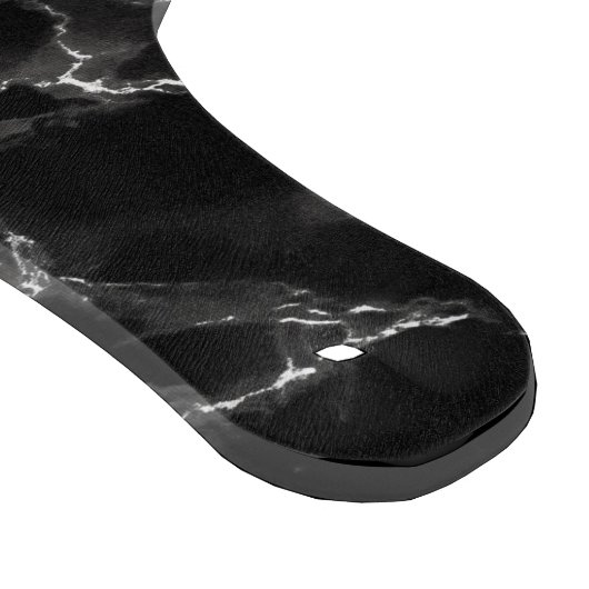 Zwart wit snijvlak - Uw brief Snijplank (Hoek)