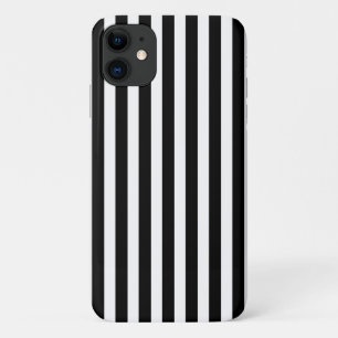 Zwart-wit snoepstrepen Case-Mate iPhone case