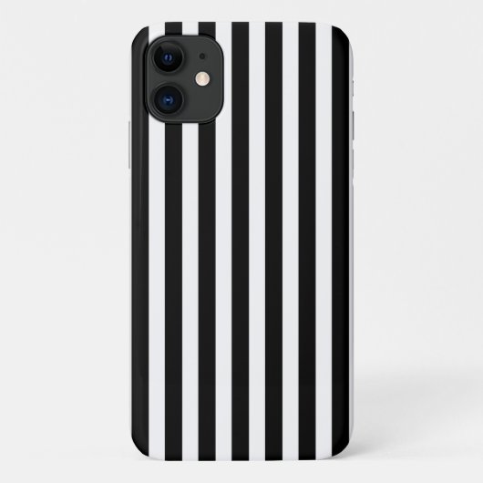 Zwart-wit snoepstrepen Case-Mate iPhone case (Achterkant)