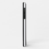 Zwart-wit snoepstrepen Case-Mate iPhone case (Achterkant/links)