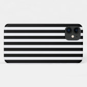 Zwart-wit snoepstrepen Case-Mate iPhone case (Achterkant (horizontaal))