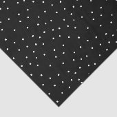 Zwart-wit Snowy Stippen | Bewerkbare kleuren Tissuepapier (Detail)