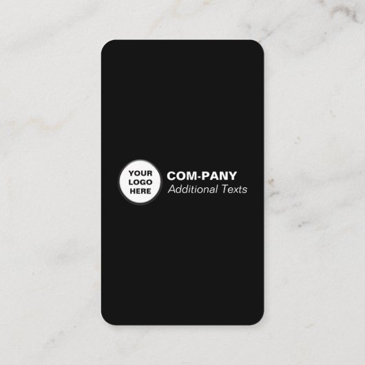 Zwart Wit Sociale Iconen QR Code Minimalistisch Aa Visitekaartje (Achterkant)