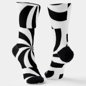 Zwart-wit Sokken (Gebogen)