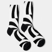 Zwart-wit Sokken (Rechts)