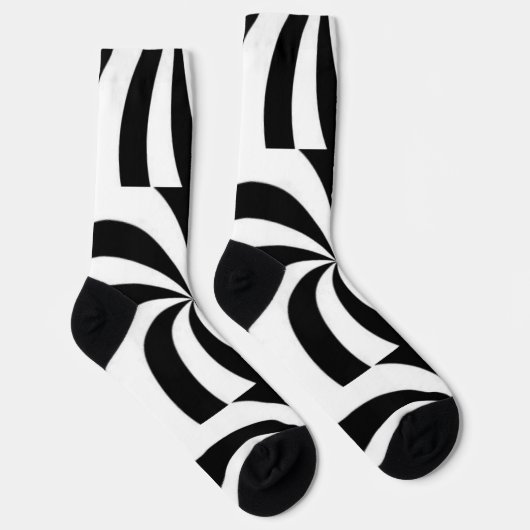 Zwart-wit Sokken (Rechts)