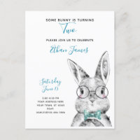 Zwart & Wit Some Bunny wordt twee verjaardag