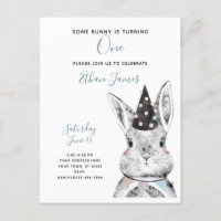Zwart-wit Sommige Bunny draait op een dag