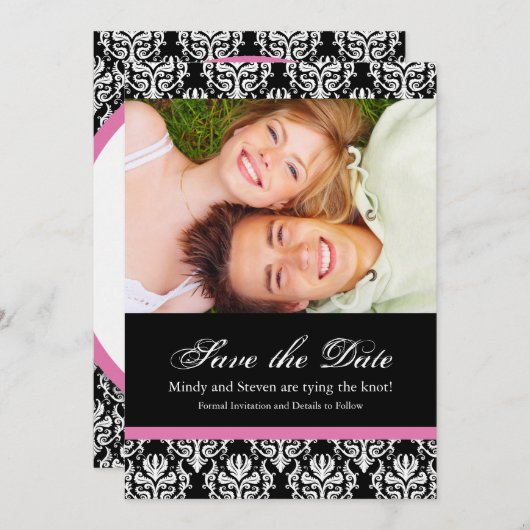 Zwart-wit sparen de Sjabloon van de Duwdag (Voorkant / Achterkant)