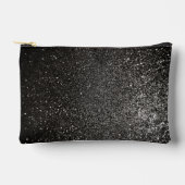 Zwart-wit Sparkly Glitter Gothic Glam Luxury Etui (Voorkant)