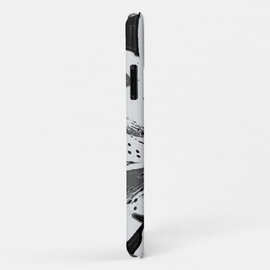 zwart - wit spatten abstracte straatstijl Case-Mate iPhone case (Achterkant/rechts)
