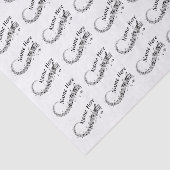 Zwart wit, speciaal voor muziek ontworpen aanteken tissuepapier (Detail)