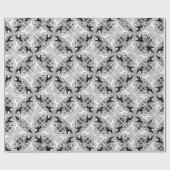 Zwart-wit speelse Great Dane-patroon  Cadeaupapier (Vlak)