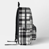 Zwart-wit speldenstang bedrukte rugzak (Links)