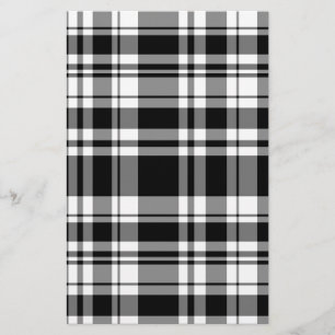 Zwart-wit speldenstang briefpapier