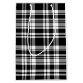 Zwart-wit speldenstang medium cadeauzakje (Voorkant)