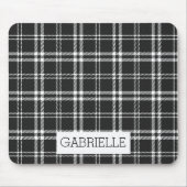 Zwart-wit speldenstang muismat (Voorkant)